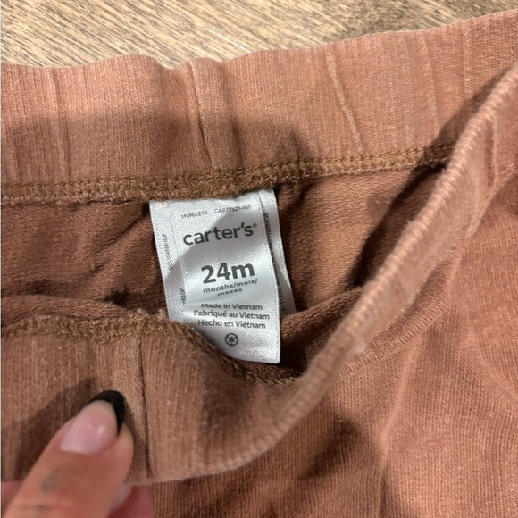 Carter's Kids Brown Joggers - Picture 2 of 3